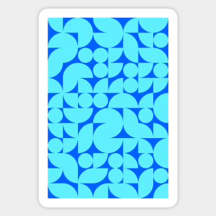 Kids Bluish Geometric Pattern - Shapes #9 Sticker